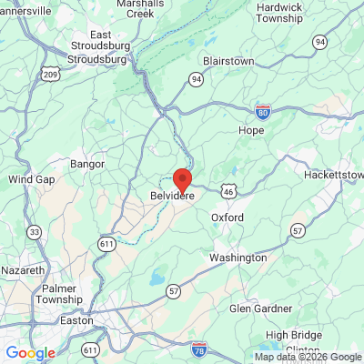 Map to  office in Belvidere, NJ