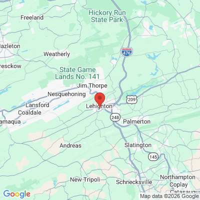 Map to  office in Lehighton, PA