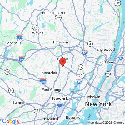 Map to  office in Nutley, NJ