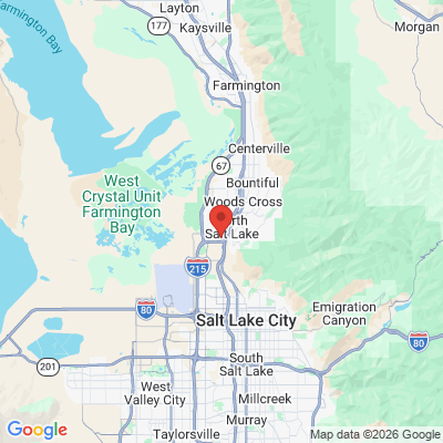 Map to  office in North Salt Lake, UT