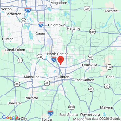 Map to  office in Canton, OH