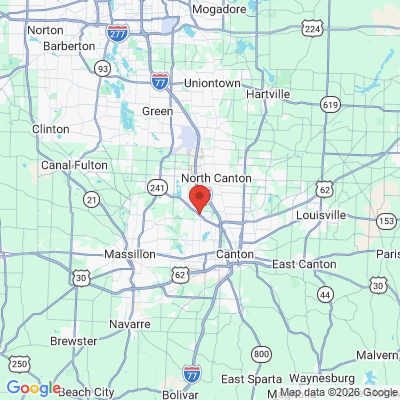Map to  office in Canton, OH