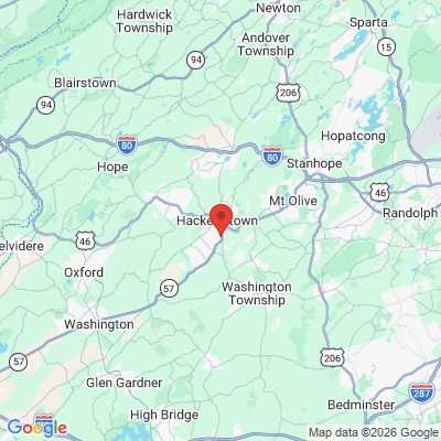 Map to  office in Hackettstown, NJ
