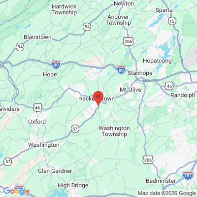 Map to  office in Hackettstown, NJ