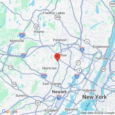 Map to  office in Bloomfield, NJ