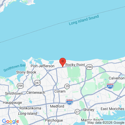 Map to  office in Miller Place, NY