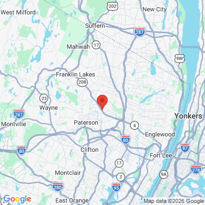 Map to  office in Fair Lawn, NJ