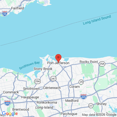 Map to  office in Port Jefferson, NY