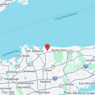 Map to  office in Miller Place, NY