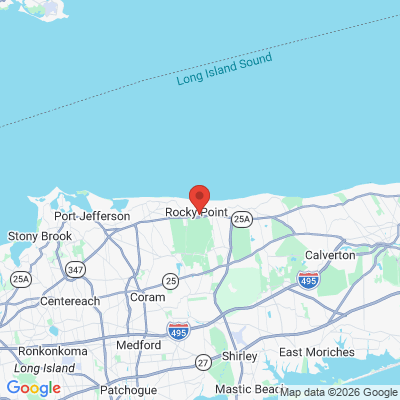 Map to  office in Rocky Point, NY