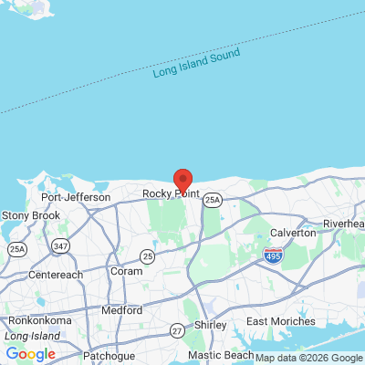Map to  office in Rocky Point, NY