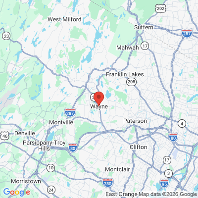 Map to  office in Wayne, NJ