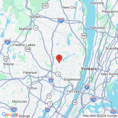 Map to  office in Oradell, NJ