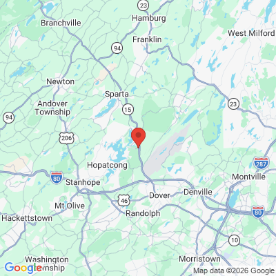 Map to  office in Lake Hopatcong, NJ