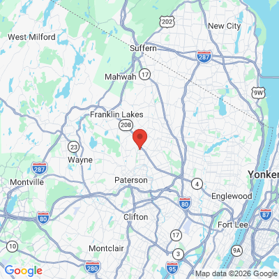 Map to  office in Hawthorne, NJ