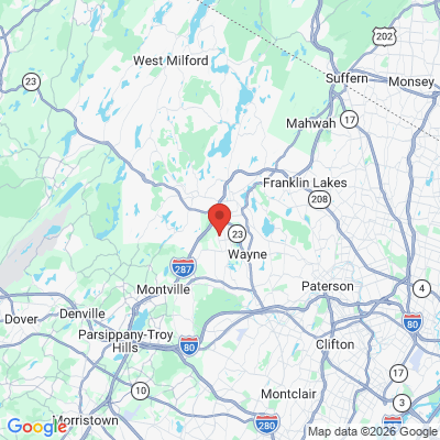 Map to  office in Pompton Plains, NJ