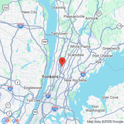 Map to  office in Yonkers, NY