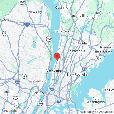 Map to  office in Yonkers, NY