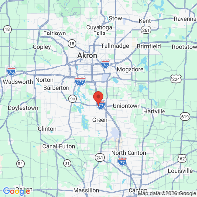 Map to  office in Akron, OH