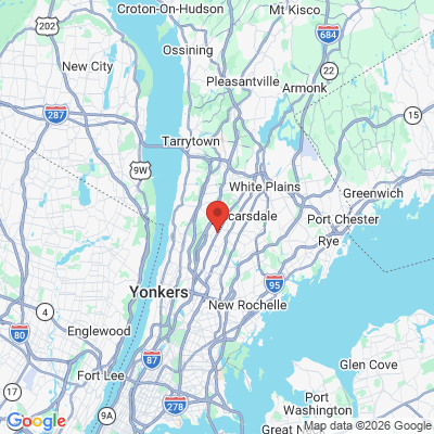 Map to  office in Scarsdale, NY