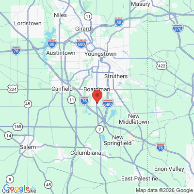 Map to  office in Youngstown, OH