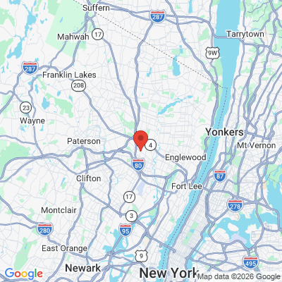 Map to  office in Maywood, NJ