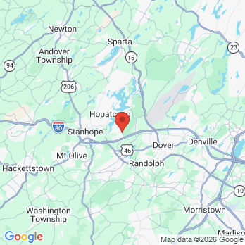 Map to Daniels Robert L DDS office in Mt Arlington, NJ