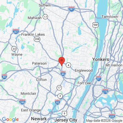 Map to  office in Rochelle Park, NJ
