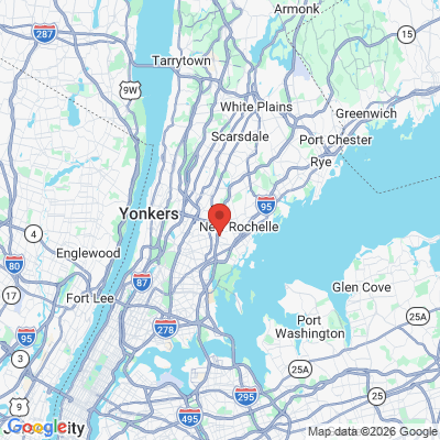 Map to  office in Pelham, NY