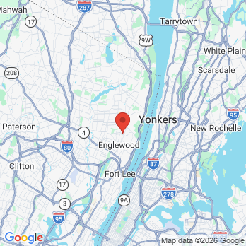 Map to Tenafly Dental Spa office in Tenafly, NJ