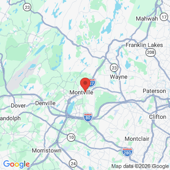Map to Montville Smiles office in Montville, NJ