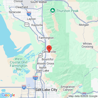 Map to  office in Centerville, UT