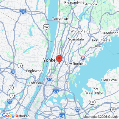 Map to  office in Yonkers, NY
