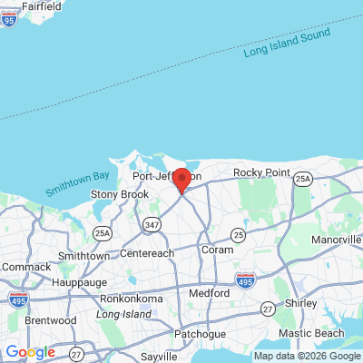 Map to  office in Port Jefferson, NY