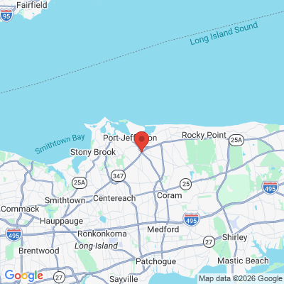 Map to  office in Port Jefferson Station, NY