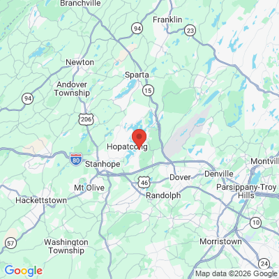 Map to  office in Mount Arlington, NJ