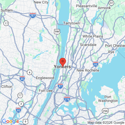 Map to  office in Yonkers, NY