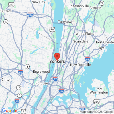 Map to  office in Yonkers, NY