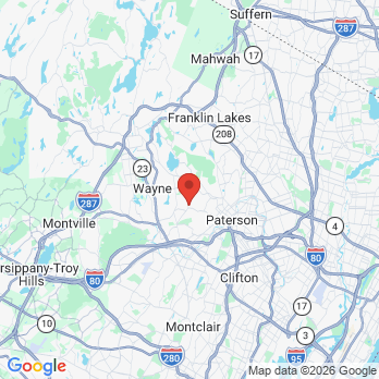 Map to Fine Dental Care office in Wayne, NJ