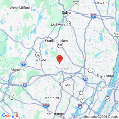 Map to  office in Haledon, NJ