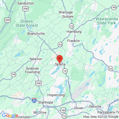 Map to  office in Sparta, NJ
