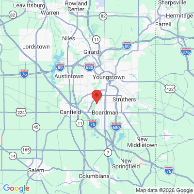 Map to  office in Youngstown, OH