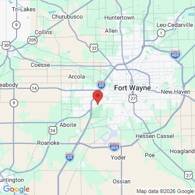 Map to  office in Columbia City Dentists