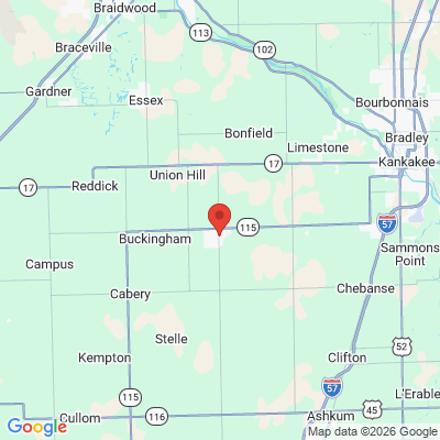 Map to  office in Herscher, IL