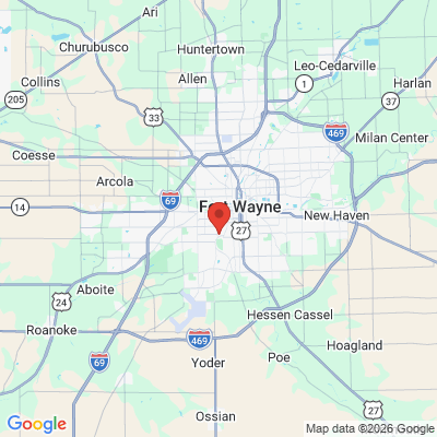 Map to  office in Fort Wayne, IN