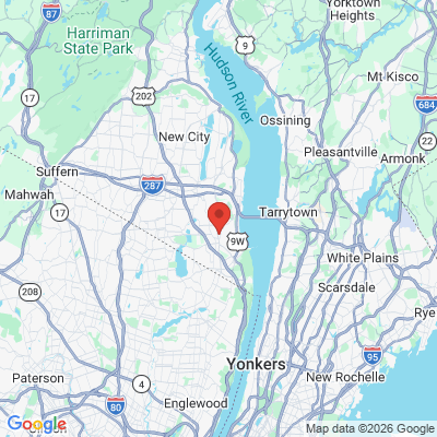 Map to  office in Orangeburg, NY