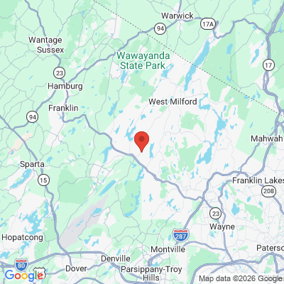 Map to  office in Newfoundland, NJ