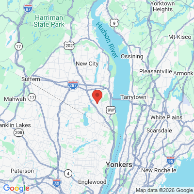 Map to  office in Blauvelt, NY
