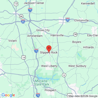 Map to  office in Slippery Rock, PA