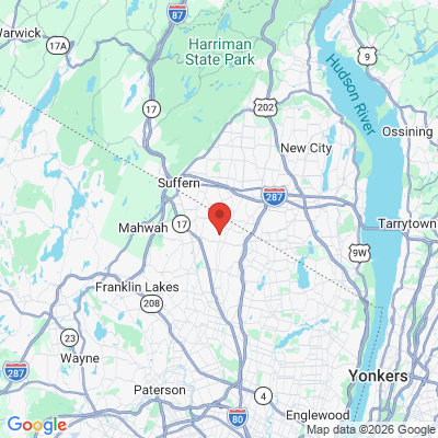 Map to Dr. Thomas H. Hafner, L.L.C. office in Upper Saddle River, NJ